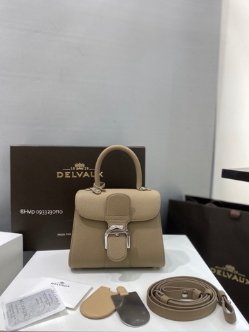Delvaux Brillant Mini grained Calfskin Sirocco