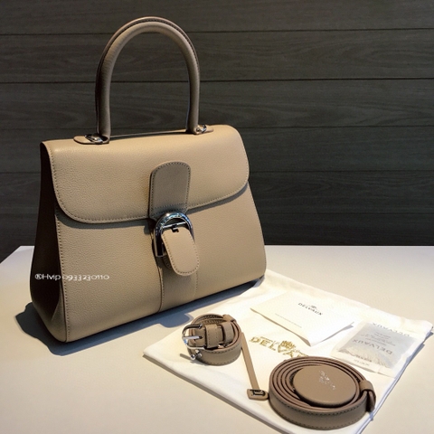 Delvaux Brillant MM grained Calfskin Sirocco