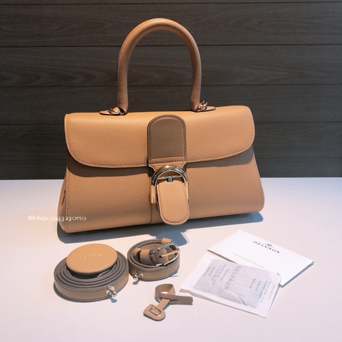 Delvaux Brillant MM grained Calfskin Vegetal - Ivory
