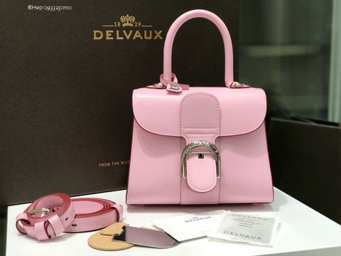 Delvaux Brillan mini in Box Calf Pink