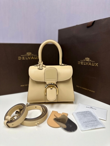 Delvaux Brillan mini in Box Calf yellow