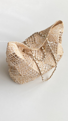 Chanel coco beach bag