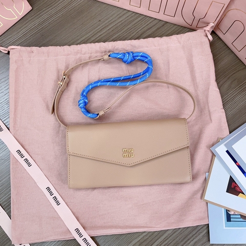 Miu Miu 5DN006 wallet bag beige M1