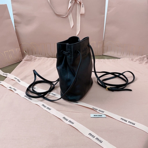 Miu Miu 5NF460 Nappa leather mini-bag black m1
