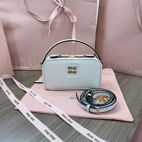 Miu Miu 5BH229 leather bag white M1
