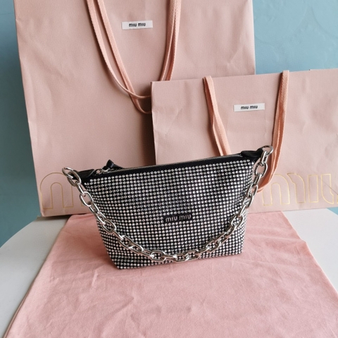 Miu Miu 5BC103 Spirit Satin Bag m1