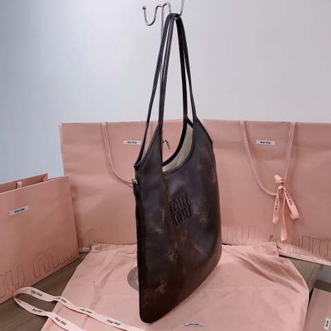 Miu Miu IVY leather bag 5BG231_2F6P_F0V6L_V_MLO sand coffe M1