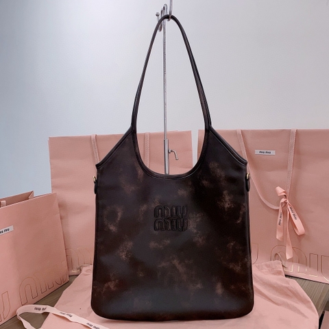 Miu Miu IVY leather bag 5BG231_2F6P_F0V6L_V_MLO sand coffe M1