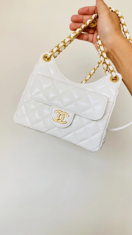 Chanel hobo leather bag