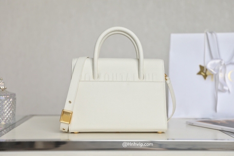 DIOR MEDIUM ST HONORÉ TOTE Latte Grained Calfskin