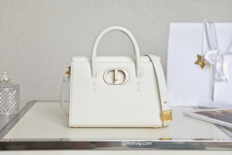 DIOR MEDIUM ST HONORÉ TOTE Latte Grained Calfskin