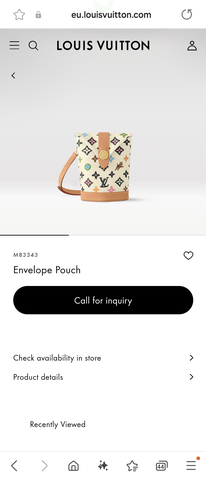 Louis Vuitton M83343 Envelope Pouch Lv1