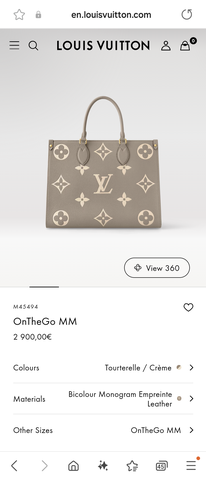 Louis Vuitton M45494 OnTheGo MM