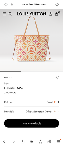 Louis Vuitton M25317 New Neverfull MM