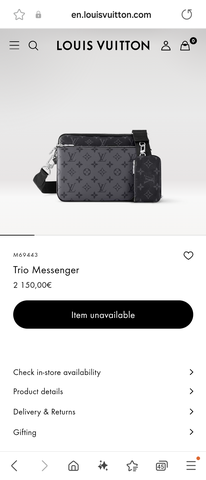 Louis Vuitton M69443 Trio Messenger