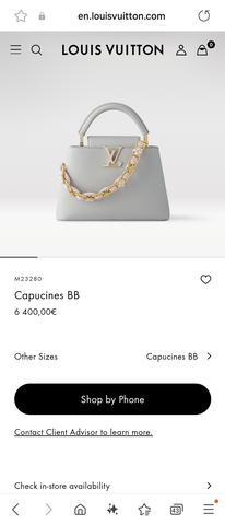 Louis Vuitton M23280 Capucines BB