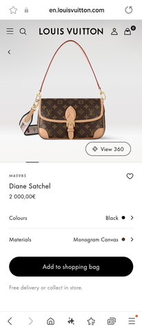 Louis Vuitton M45985Diane Satchel
