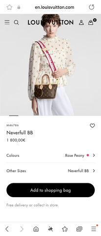 Louis Vuitton M46786Neverfull BB