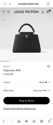Louis Vuitton M24727 Capucines MM