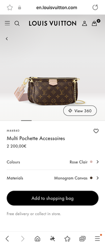 LOUIS VUITTON M44840Multi Pochette Accessoires