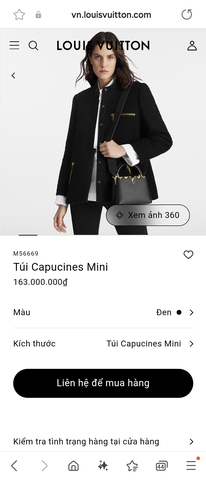 LOUIS VUITTON M56669 Túi Capucines Mini