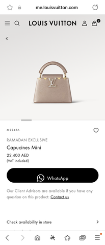 Louis Vuitton M22436 Capucines Mini