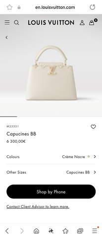 Louis Vuitton M23331 Capucines BB