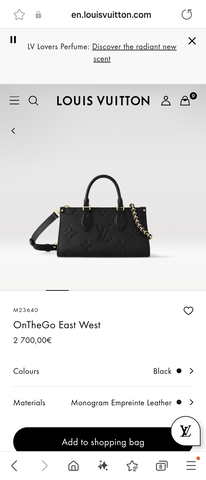 Louis Vuitton M23640 OnTheGo East West