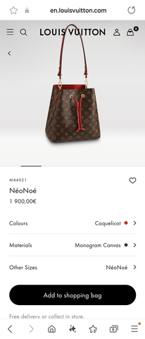 Louis Vuitton M44021 NéoNoé