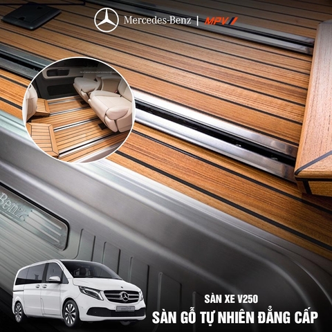 Sàn gỗ tự nhiên Mercedes Benz Vito V220 V250