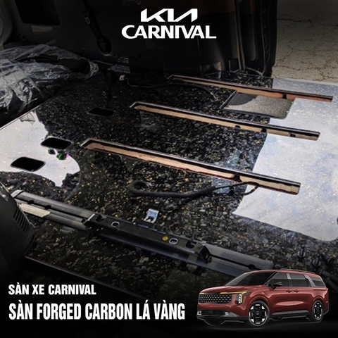 SÀN FORGED CARBON LÁ VÀNG DÀNH CHO NEW KIA CARNIVAL 2024 2025