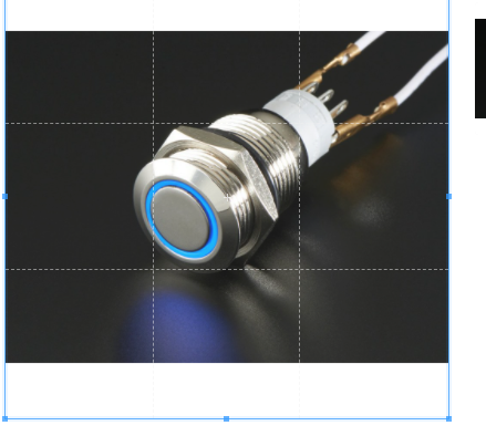 Công tắc kim loại19mm LED tròn 12V~24V