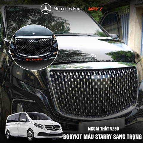 Nâng cấp body kit MERCEDES BENZ V250 bản 2024 - mẫu Starry
