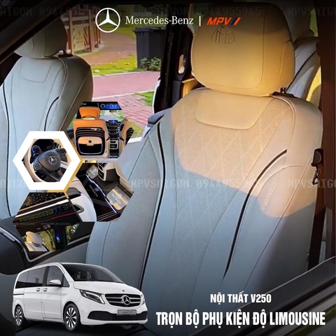 Trọn bộ phụ kiện độ Limousine cho Mercedes Benz V250