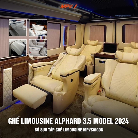 Ghế Limousine Alphard 3.5 Model 2024 tại MPVSAIGON