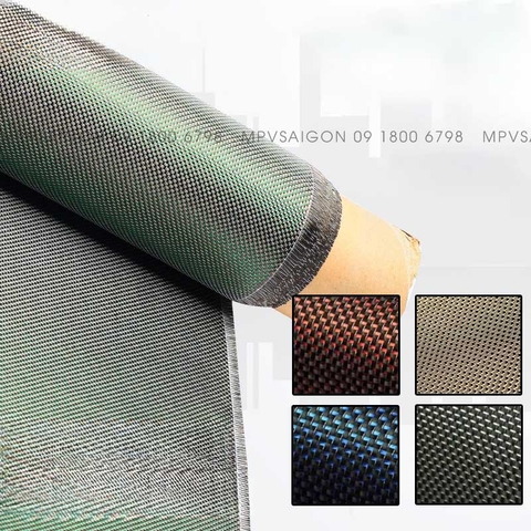 Vải carbon fiber 3K dệt cho nội thất ô tô C04