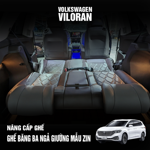 Ghế băng ba ngả giường Volkswagen Viloran: Nâng cấp ngả lưng ghế zin Viloran hay thay ghế mới