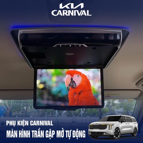 Màn hình trần gập mở tự động Kia Carnival 2025