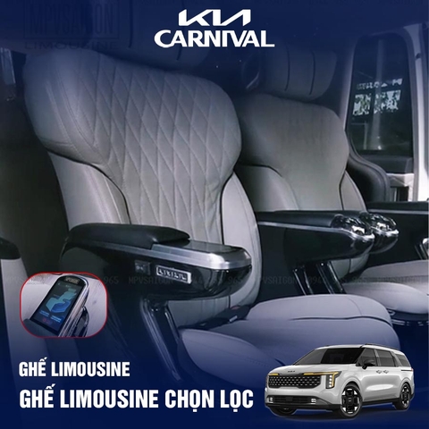 Ghế Limousine Kia SEDONA/ Carnival 2024 2025/ SIENNA