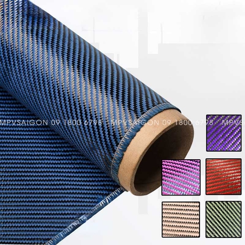 Vải carbon fiber 3K dệt cho nội thất ô tô C07