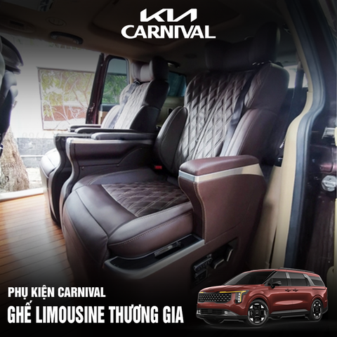 Độ limousine thương gia xe Sedona - Carnival 2024