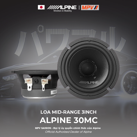 ALPINE 30MC LOA MID-RANGE 3INCH