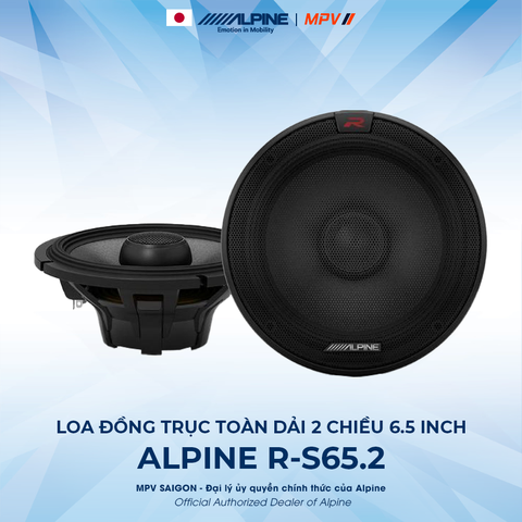 ALPINE R-S65.2 LOA ĐỒNG TRỤC TOÀN DẢI 2 CHIỀU 6.5 INCH
