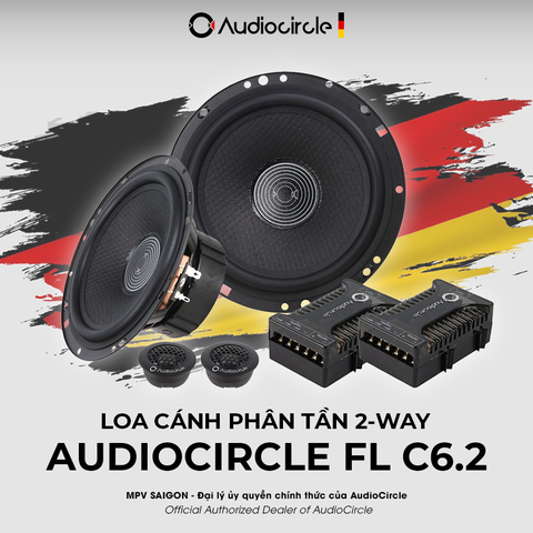 AUDIOCIRCLE FL C6.2 – LOA CÁNH PHÂN TẦN 2-WAY CAO CẤP CHO ÂM THANH Ô TÔ
