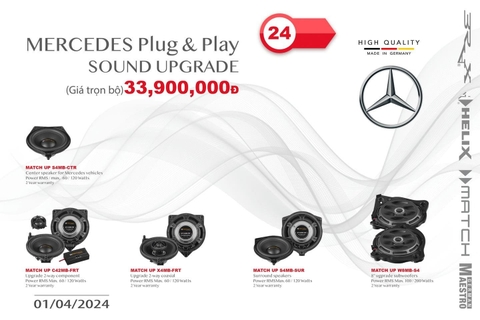 Bảng giá tổng hợp nâng cấp hệ thống âm thanh tại MPVSAIGON