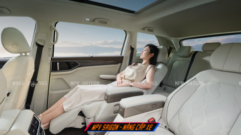 Ghế captain limousine mẫu Viloran: trông đơn giản mà ngồi siêu thoải mái full tính năng