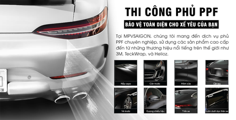 PPF 3M: thương hiệu lớn mạnh và những lợi ích bất ngờ khi thi công tại MPV SAIGON