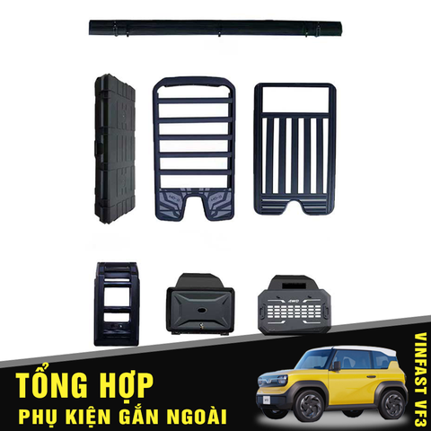 Tổng hợp phụ kiện gắn ngoài Vinfast VF3