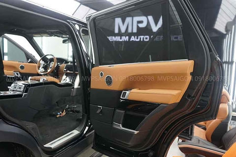 Bọc da ghế và nội thất Range Rover với thợ chuyên may nệm xe châu Âu
