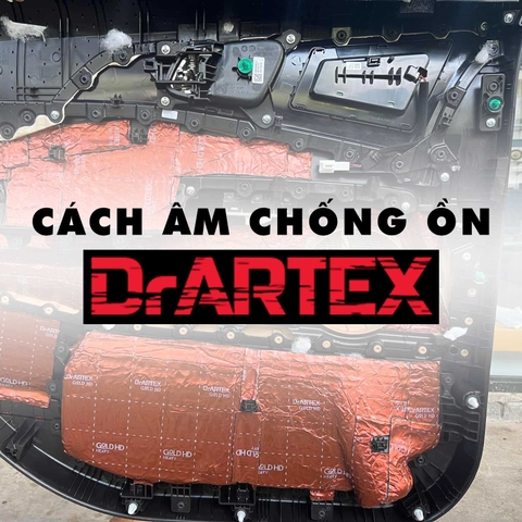 Cách âm xe hơi bằng vật liệu Dr. Artex